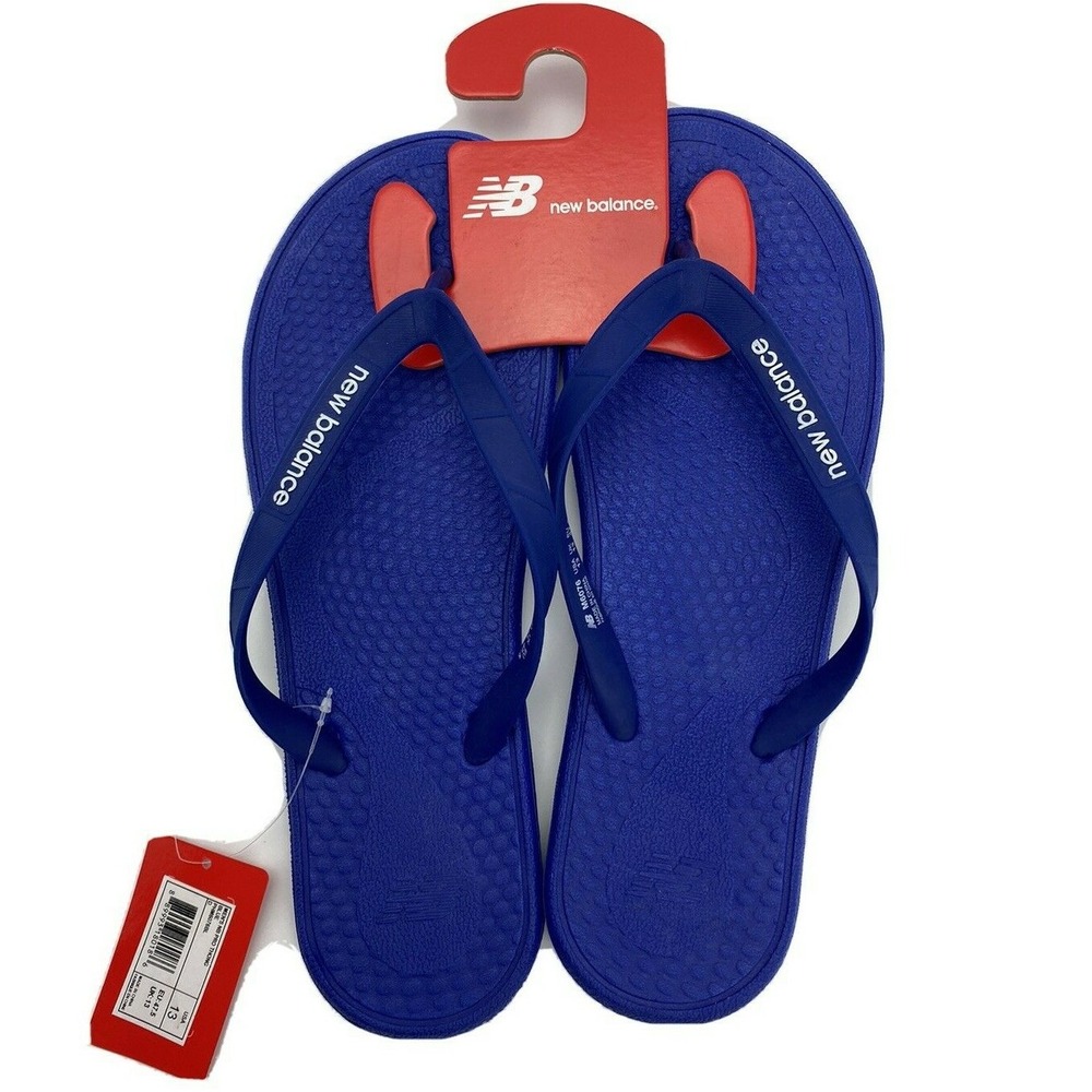 New Balance Men's Size 13 Sandals Blue NB Pro Thong Cushioned Flip Flop M6076